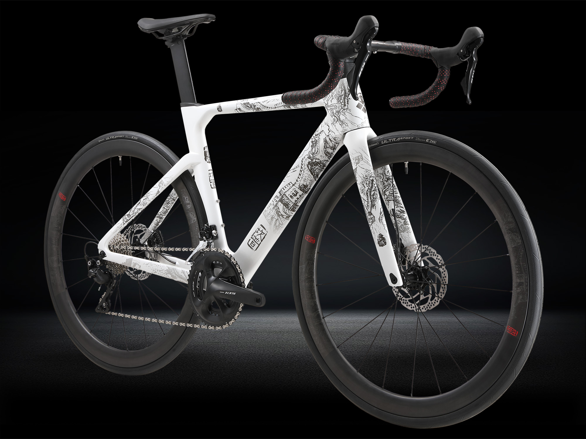 CAMP CARBON ROAD BICYCLE  ACE 7000 PRO THE GREAT WALL
